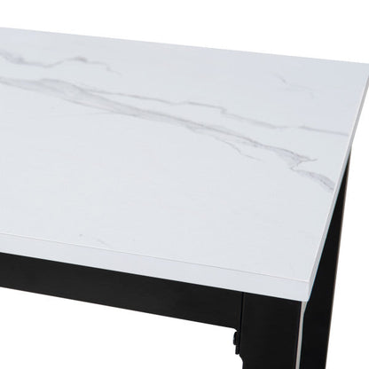 Ensemble Betty 3 pièces en similicuir effet marbre