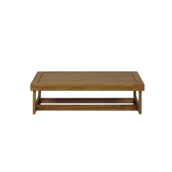 Table basse Bluffton naturelle ou blanche