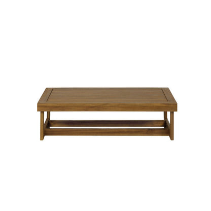 Table basse Bluffton naturelle ou blanche