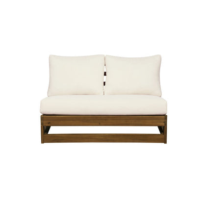 Banc d'extérieur Bluffton noir, blanc ou gris