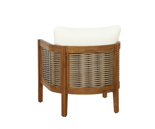 Fauteuil club d'extérieur St. Lucia marron