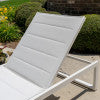 Chaise longue Alora en aluminium
