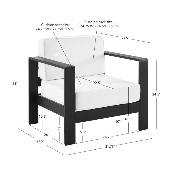 Chaises d'extérieur Key Largo (lot de 2)