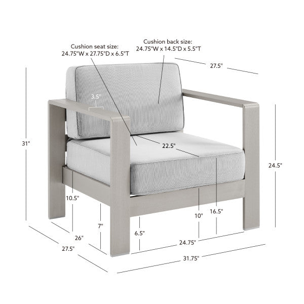 Chaises d'extérieur Key Largo (lot de 2)