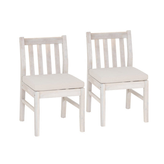 Chaises de salle à manger d'extérieur Svana Natural (lot de 2)