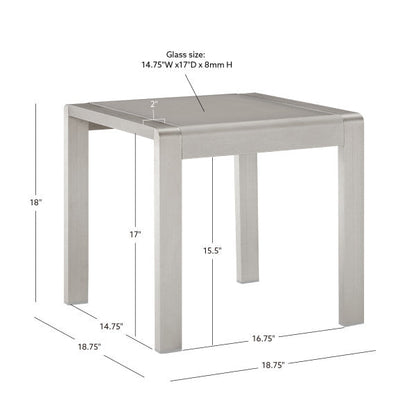 Table d'appoint d'extérieur Key Largo