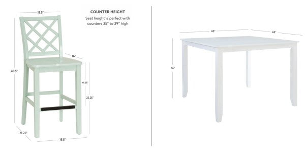 Ensemble de comptoirs Maui 5 pièces