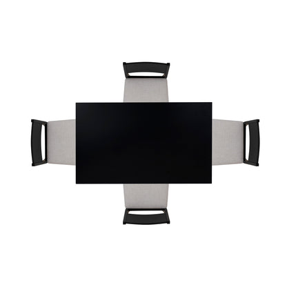 Ensemble de salle à manger rembourré Cosgrove 5 pièces