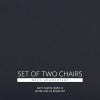 Chaise d'appoint Svana beige ou marine (lot de 2)
