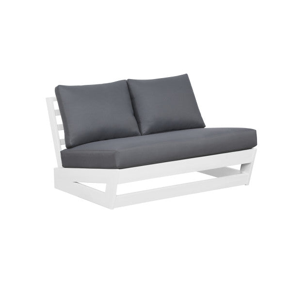 Banc d'extérieur Bluffton noir, blanc ou gris