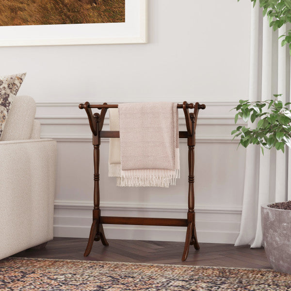 Porte-couvertures en merisier Boone Heirloom