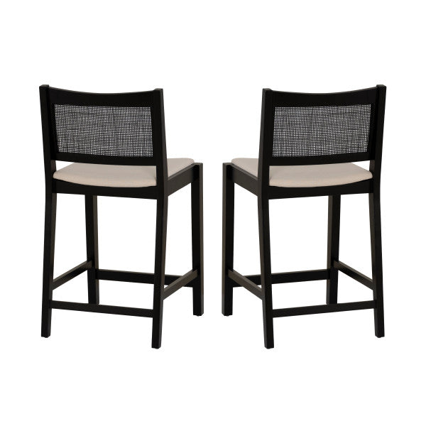 Tabourets Beaux en rotin (lot de 2)