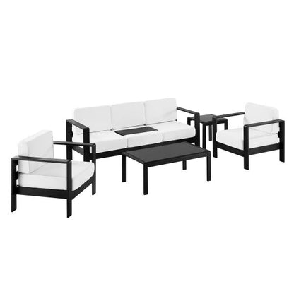 Ensemble de conversation 5 pièces Key Largo pour canapé 3 places