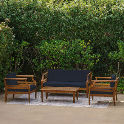 Ensemble de conversation Corolla Navy 4 pièces