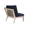 Fauteuil d'angle Svana beige ou marine