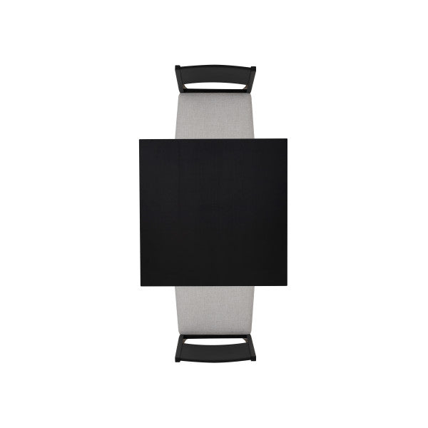 Ensemble de comptoir 3 pièces rembourré noir Cosgrove