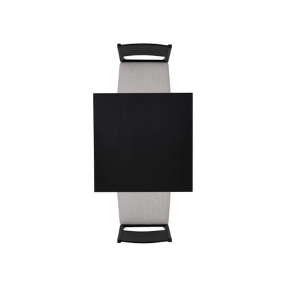 Ensemble de comptoir 3 pièces rembourré noir Cosgrove