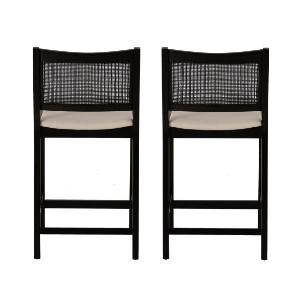 Tabourets Beaux en rotin (lot de 2)