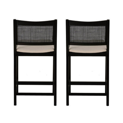 Tabourets Beaux en rotin (lot de 2)
