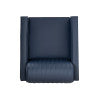 Fauteuil pivotant Carter en similicuir