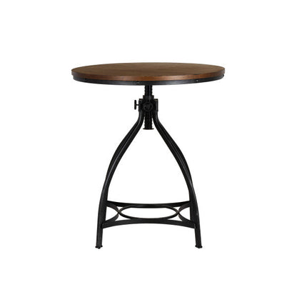 Table de bar ronde réglable Haywood Gray