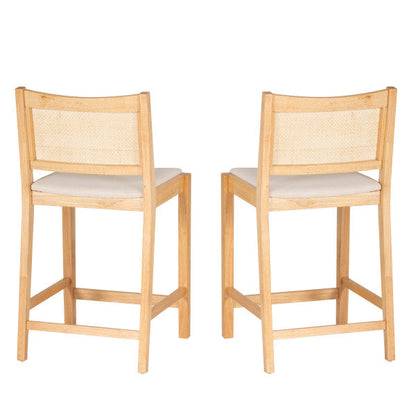 Tabourets Beaux en rotin (lot de 2)