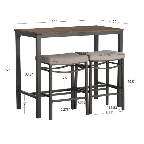 Ensemble Betty 3 pièces en similicuir effet marbre