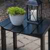 Ensemble Adirondack noir 1 chaise 1 table