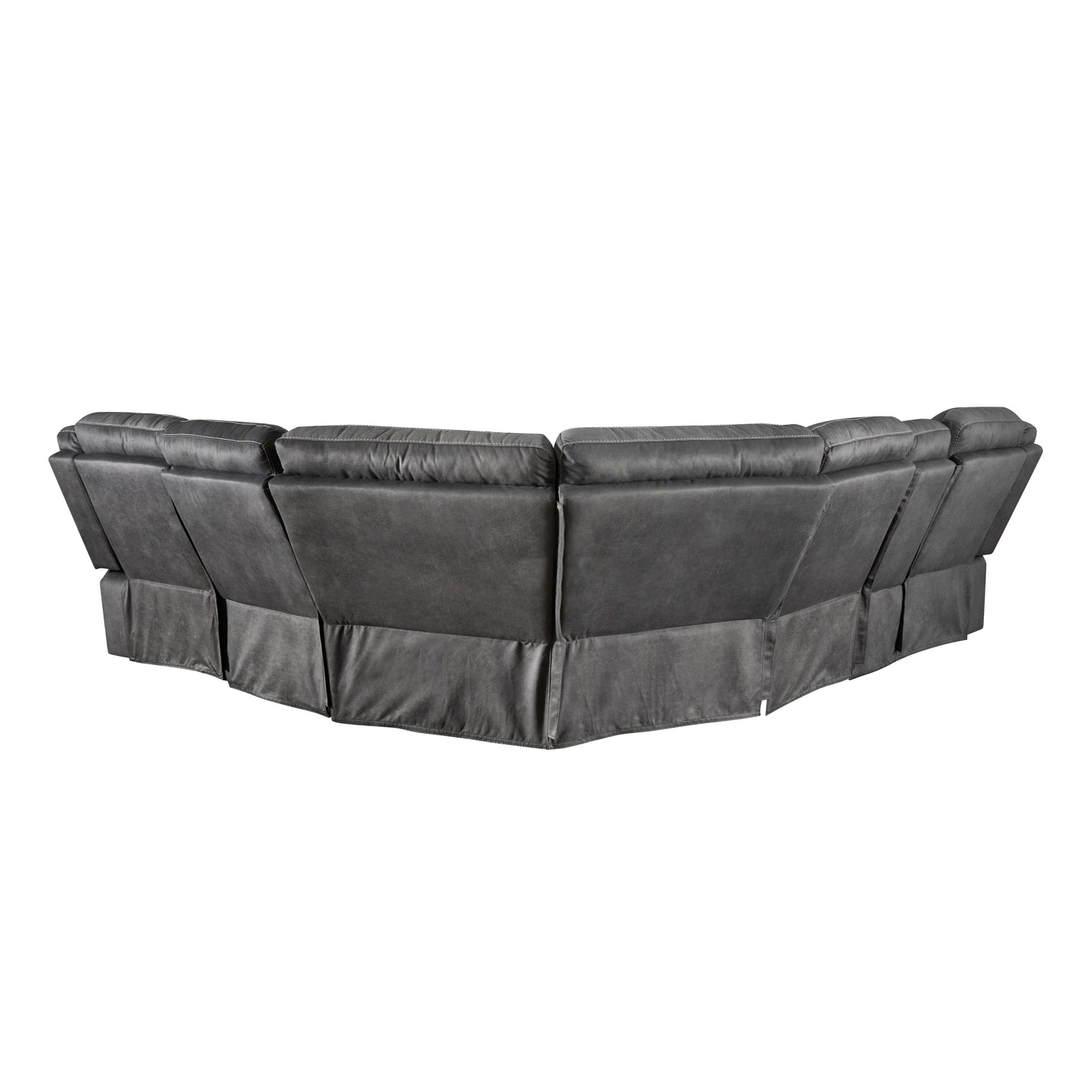 Canapé d'angle gris Keystone