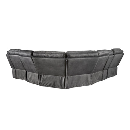 Canapé d'angle gris Keystone