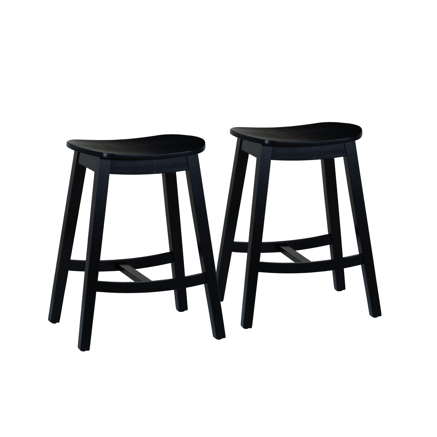 Tabourets de bar sans dossier Cappy (lot de 2)