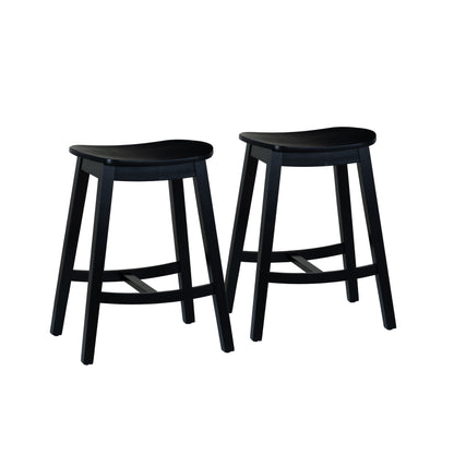 Tabourets de bar sans dossier Cappy (lot de 2)