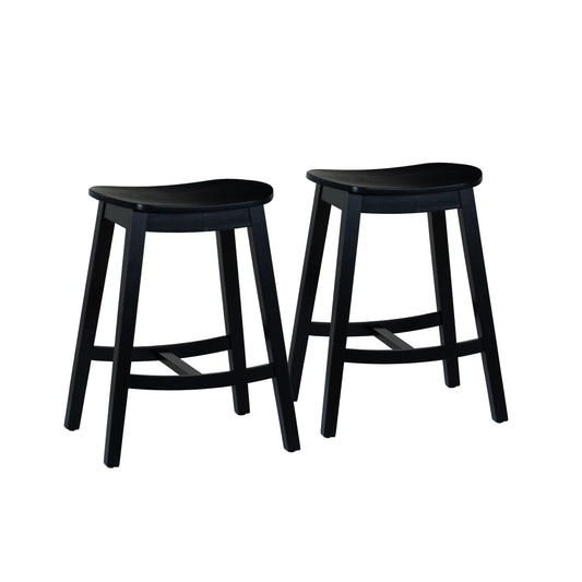 Tabourets de bar sans dossier Cappy (lot de 2)