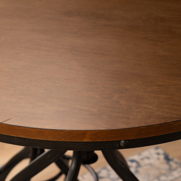 Table de bar ronde réglable Haywood Gray