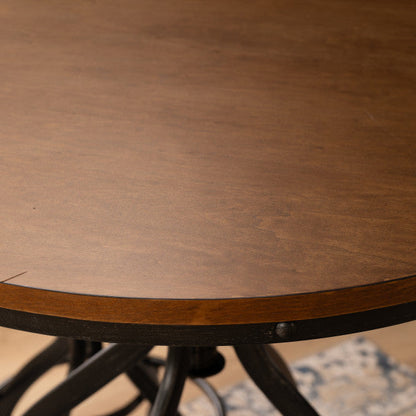 Table de bar ronde réglable Haywood Gray