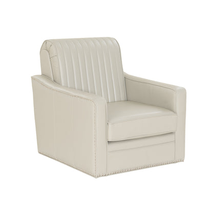 Fauteuil pivotant Carter en similicuir