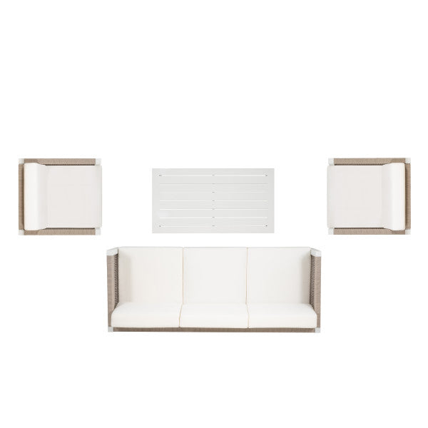 Ensemble de conversation d'extérieur Calabash 4 pièces