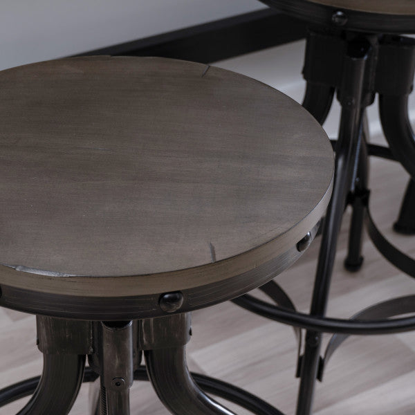 Ensemble de 5 pièces comprenant un canapé, un bar et 4 tabourets Haywood