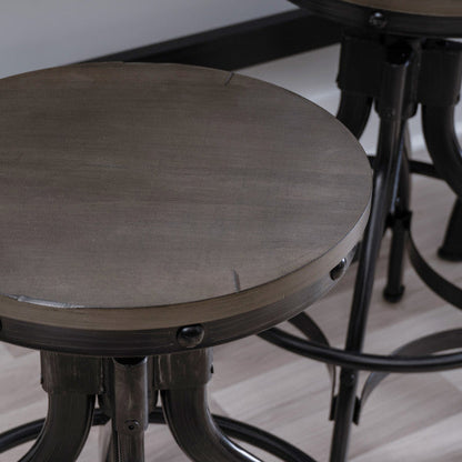 Ensemble de 5 pièces comprenant un canapé, un bar et 4 tabourets Haywood