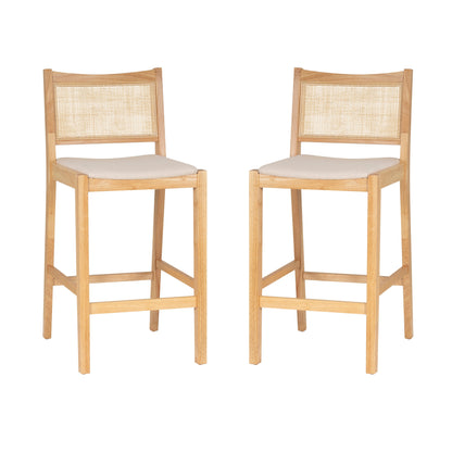 Tabourets Beaux en rotin (lot de 2)