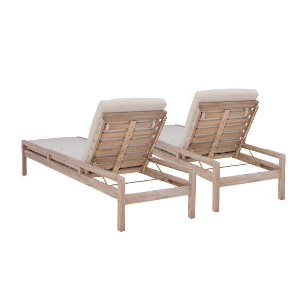 Ensemble de chaises longues Svana simple ou double
