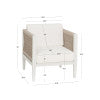 Chaise d'appoint Calabash White