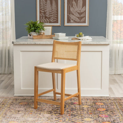 Tabourets Beaux en rotin (lot de 2)