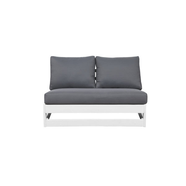 Banc d'extérieur Bluffton noir, blanc ou gris