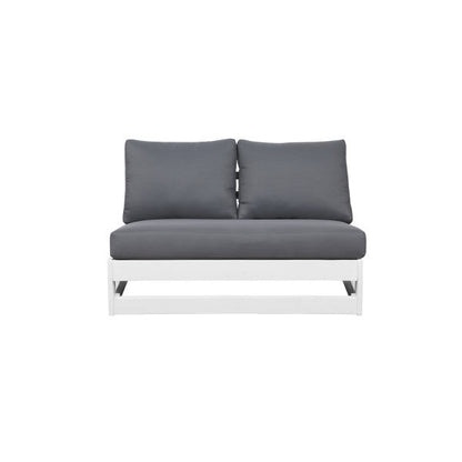 Banc d'extérieur Bluffton noir, blanc ou gris