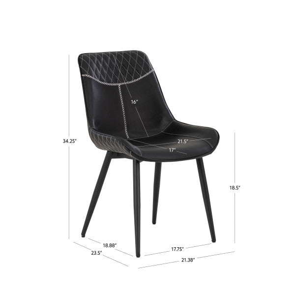 Chaise de salle à manger August (lot de 2)