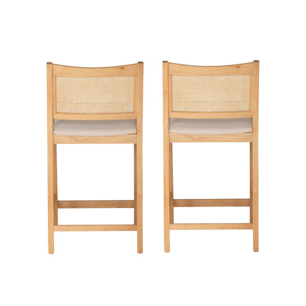 Tabourets Beaux en rotin (lot de 2)
