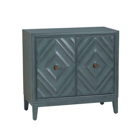 Armoire Dian Diamond bleue à 2 portes