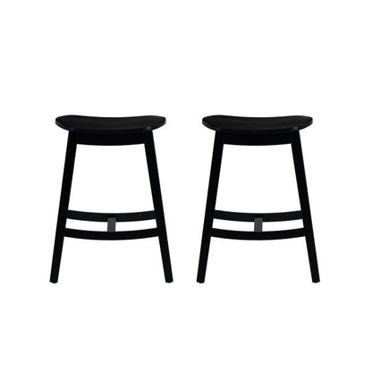 Tabourets de bar sans dossier Cappy (lot de 2)