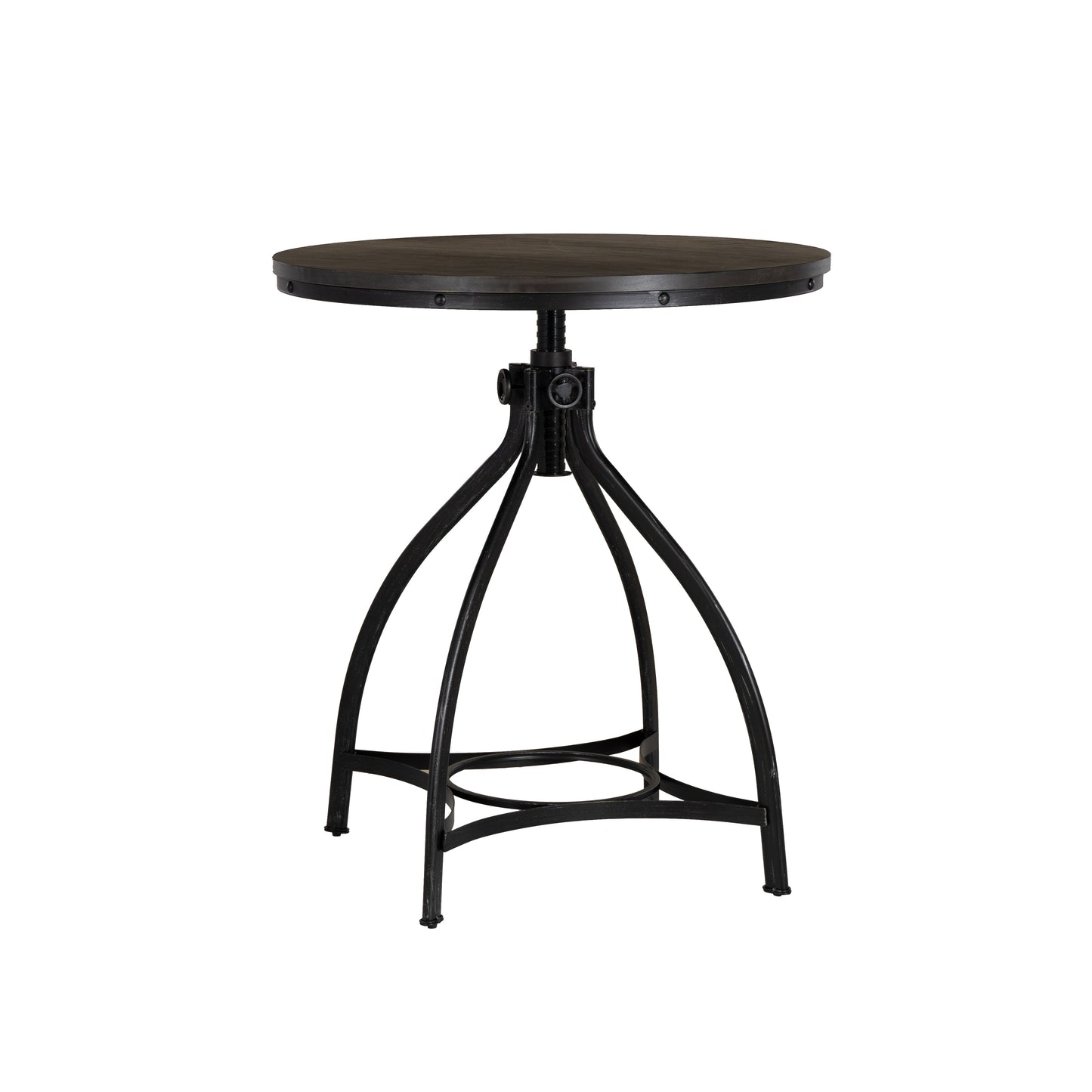 Table de bar ronde réglable Haywood Gray